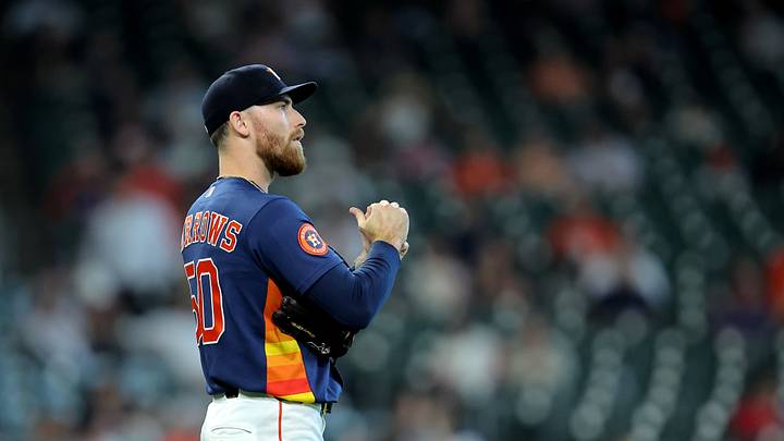 Houston Astros pitcher Mike Burrows. Houston Astros pitcher Mike Burrows.