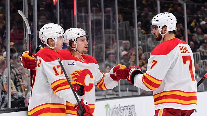 Kevin Bahl, Yegor Sharangovich, Connor Zary
