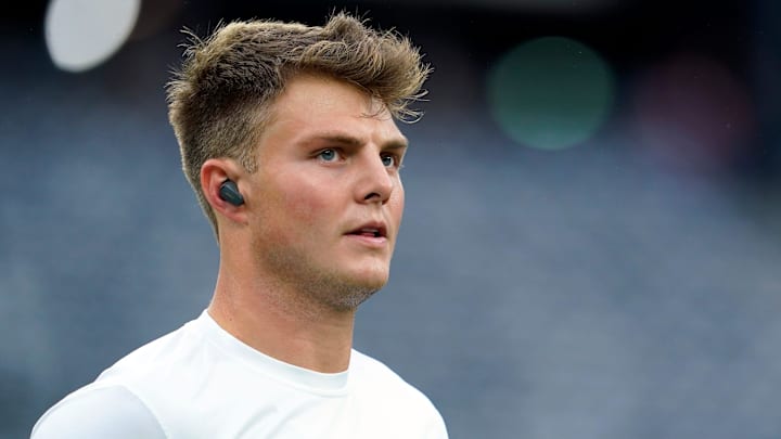 Former NY Jets quarterback Zach Wilson