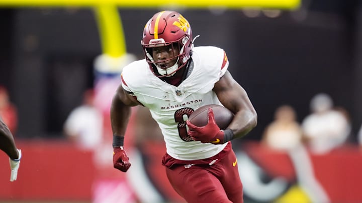 Washington Commanders running back Brian Robinson Jr.