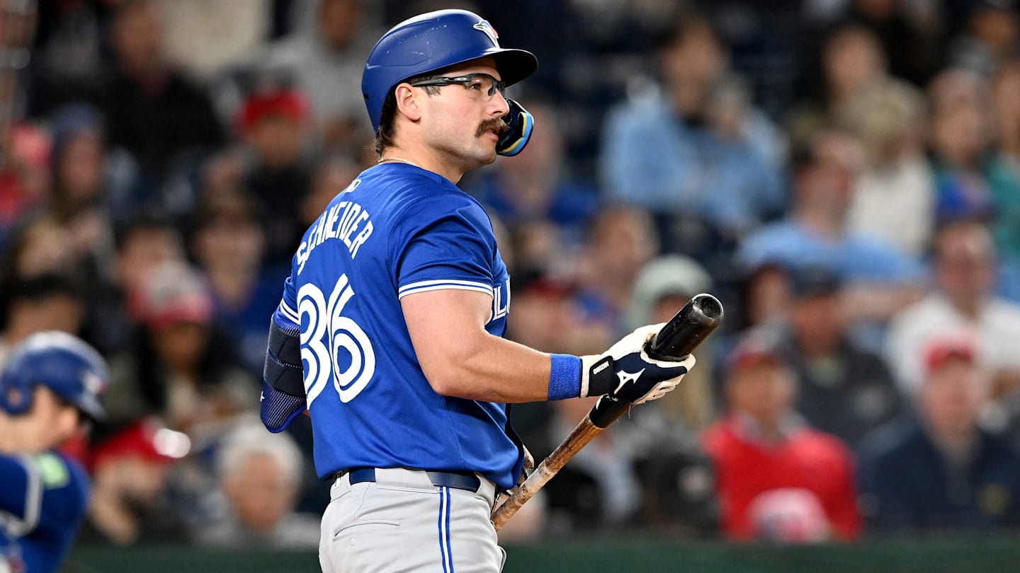 Blue Jays rework infield picture by optioning Davis Schneider to Triple-A
