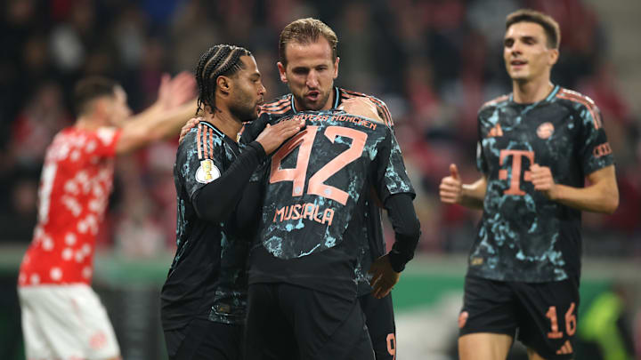Bayern Munich play away at Mainz on matchday fourteen of the Bundesliga