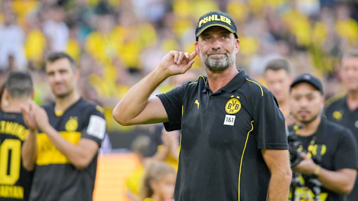 Jürgen Klopp durfte am Samstag auf die Trainerbank vom BVB zurückkehren