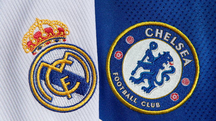 The Club Badges of Real Madrid and Chelsea FC