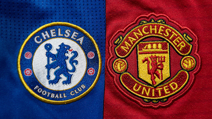 Chelsea and Manchester United Club Crests