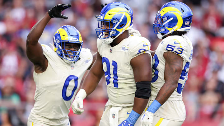 Los Angeles Rams Kobie Turner, Ernest Jones, Byron Young