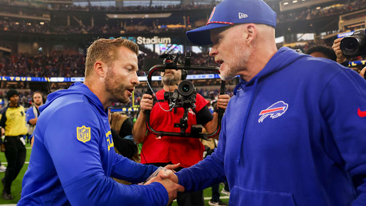 Buffalo Bills Sean McDermott, v Los Angeles Rams Sean McVay