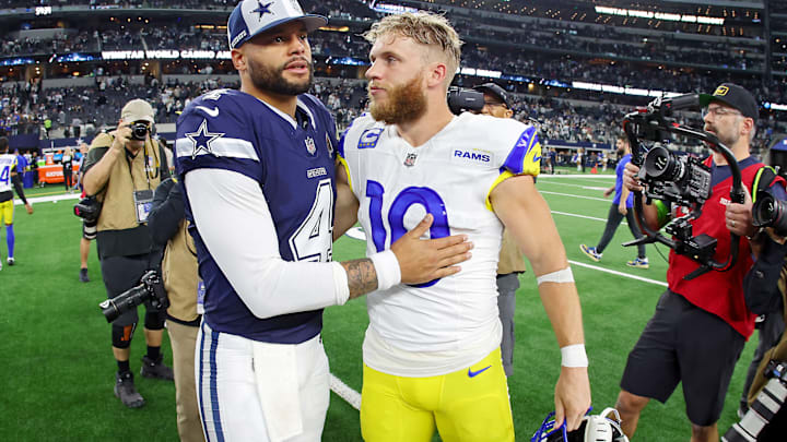 Los Angeles Rams Cooper Kupp v Dallas Cowboys Dak Prescott