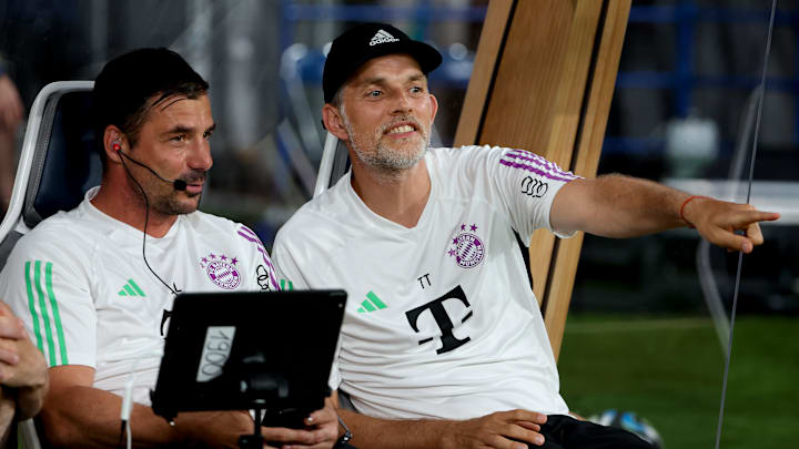 Thomas Tuchel mit Co-Trainer Zsolt Löw