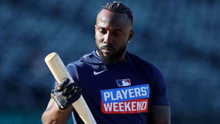 Seattle Mariners left fielder Randy Arozarena Seattle Mariners left fielder Randy Arozarena