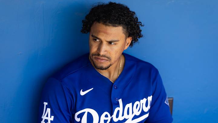Los Angeles Dodgers designated hitter Santiago Espinal Los Angeles Dodgers designated hitter Santiago Espinal
