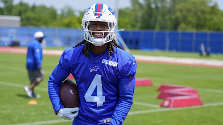 Buffalo Bills running back James Cook.