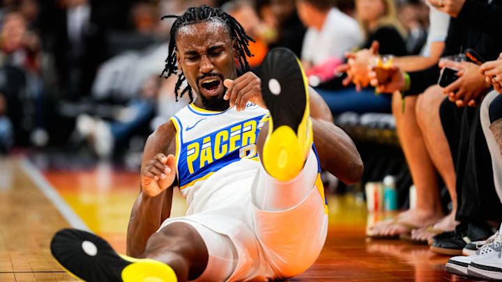 Indiana Pacers guard Aaron Nesmith has returned from injury and should be in line for even more minutes in the final game of 2025 vs. the Orlando Magic. Mandatory Credit: Arianna Grainey-Imagn Images