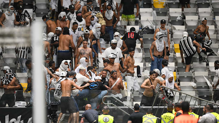 Arena MRV foi palco de vandalismo na final da Copa do Brasil