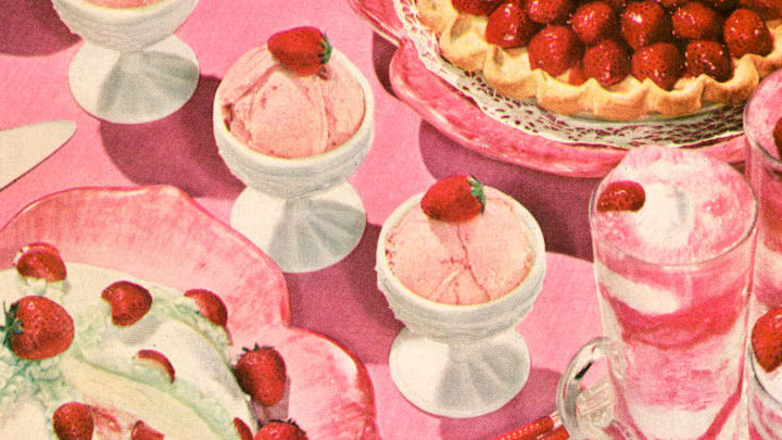 A variety of old-timey strawberry desserts ripe for Valentine's Day.