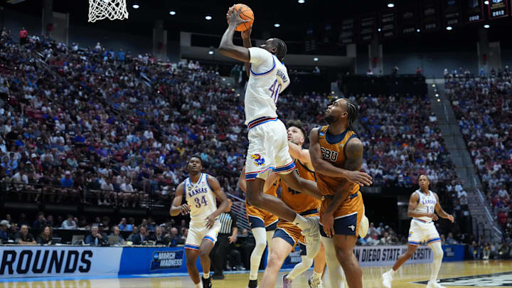 Kansas Jayhawks forward Flory Bidunga Kansas Jayhawks forward Flory Bidunga