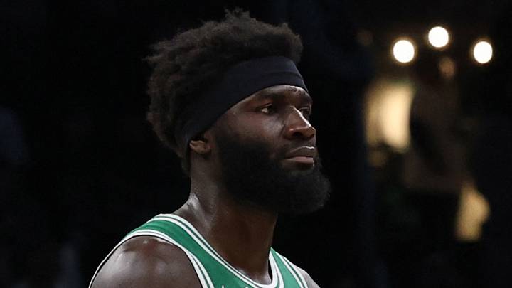 May 2, 2026; Boston, Massachusetts, USA; Boston Celtics guard Jaylen Brown (7) and center Neemias Queta (88) stand on the court late in the second half of their loss to the Philadelphia 76ers in game seven of the first round of the 2026 NBA Playoffs at TD Garden. Mandatory Credit: Winslow Townson-Imagn Images May 2, 2026; Boston, Massachusetts, USA; Boston Celtics guard Jaylen Brown (7) and center Neemias Queta (88) stand on the court late in the second half of their loss to the Philadelphia 76ers in game seven of the first round of the 2026 NBA Playoffs at TD Garden. Mandatory Credit: Winslow Townson-Imagn Images