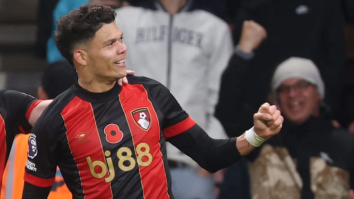 Evanilson marcou o terceiro gol dele na Premier League