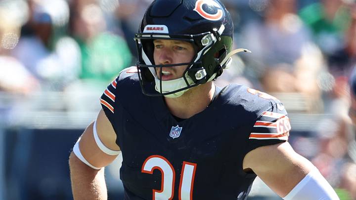 Oct 4, 2026; Chicago, Illinois, USA; Chicago Bears safety Dillon Thieneman (31 Oct 4, 2026; Chicago, Illinois, USA; Chicago Bears safety Dillon Thieneman (31