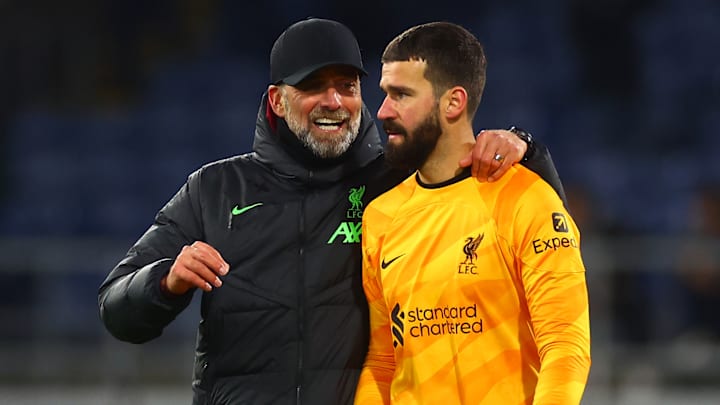 Jürgen Klopp mit Alisson