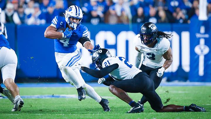 BYU RB LJ Martin against TCU BYU RB LJ Martin against TCU
