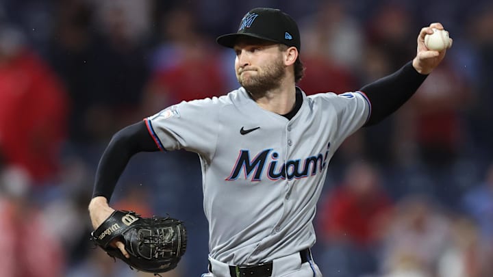 Miami Marlins pitcher Josh Simpson.