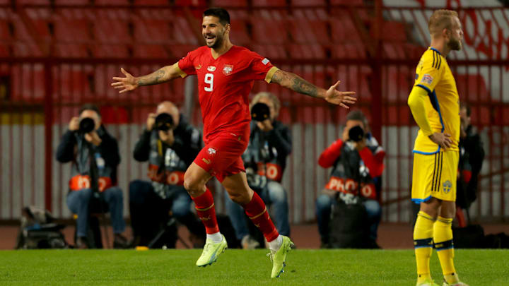 Olho nele: Mitrovic é uma das armas da Sérvia, adversário de estreia do Brasil no Catar