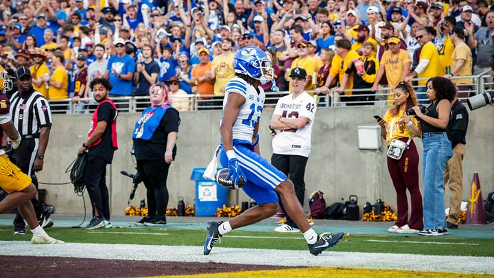BYU wide receiver Jojo Phillips against Arizona State BYU wide receiver Jojo Phillips against Arizona State