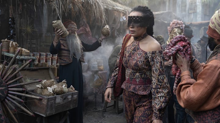 Zoë Robins (Nynaeve al'Meara) in The Wheel of Time season 3. Image: Julie Vrabelova/Prime.