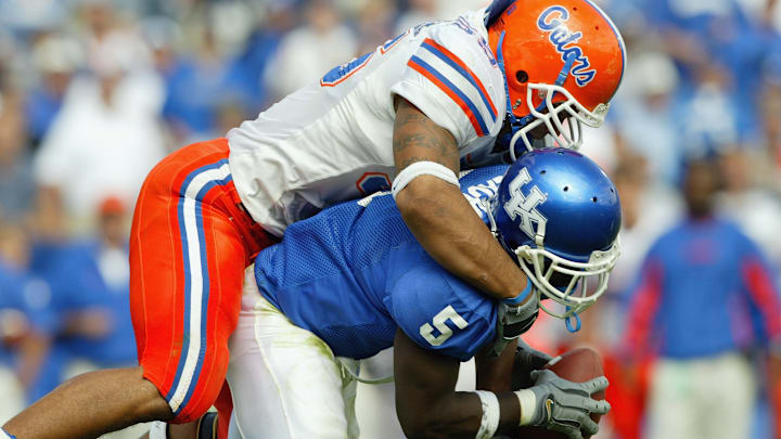 Channing Crowder tackles Arliss Beach