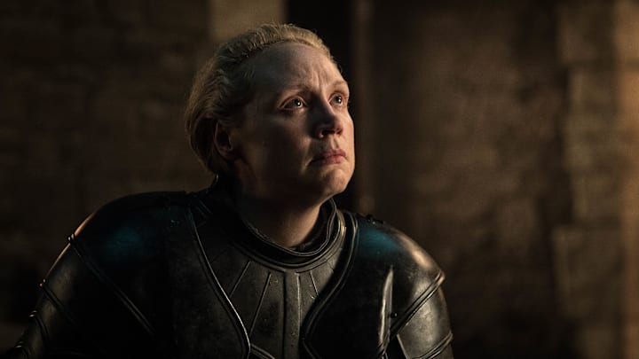Gwendoline Christie as Brienne of Tarth in Game of Thrones season 8