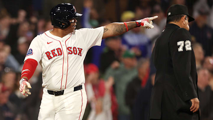 Rafael Devers no quiere jugar en la primera base de Boston 