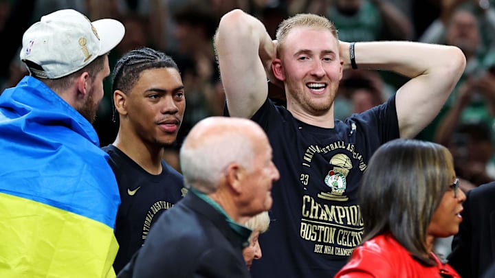 It sounds like Sam Hauser will stick with the Boston Celtics long-term