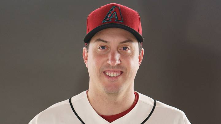 Feb 18, 2026; Scottsdale, AZ, USA; Arizona Diamondbacks pitcher Derek Law (38) poses for a photo for MLB media day at Salt River Fields at Talking Stick. Mandatory Credit: Allan Henry-Imagn Images Feb 18, 2026; Scottsdale, AZ, USA; Arizona Diamondbacks pitcher Derek Law (38) poses for a photo for MLB media day at Salt River Fields at Talking Stick. Mandatory Credit: Allan Henry-Imagn Images