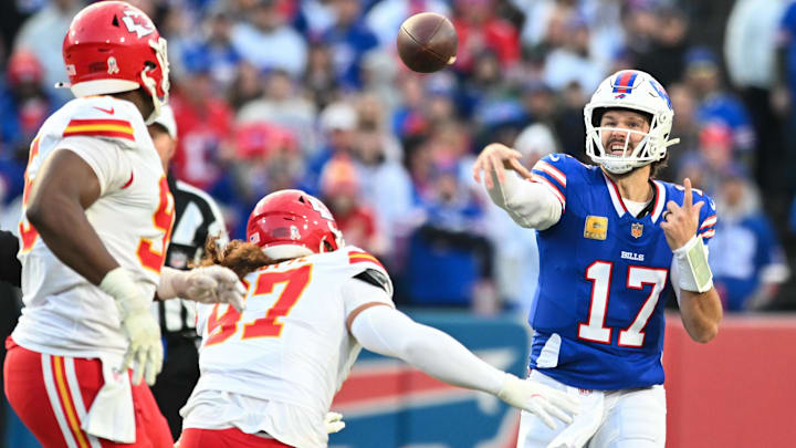 Buffalo Bills quarterback Josh Allen (17).