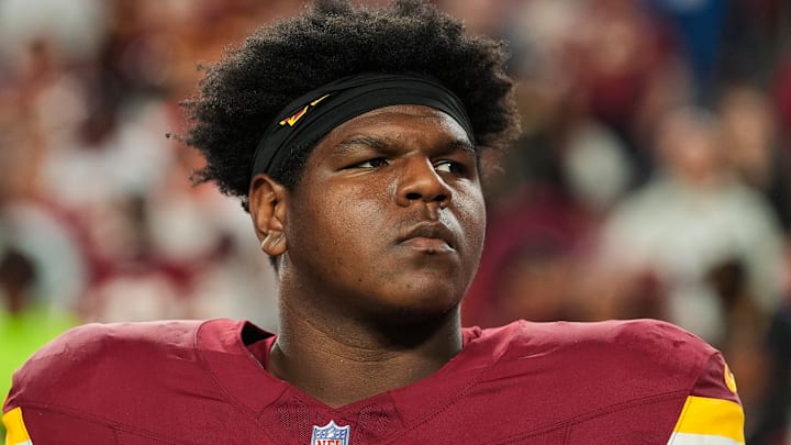 Washington Commanders offensive tackle Josh Conerly Jr. 