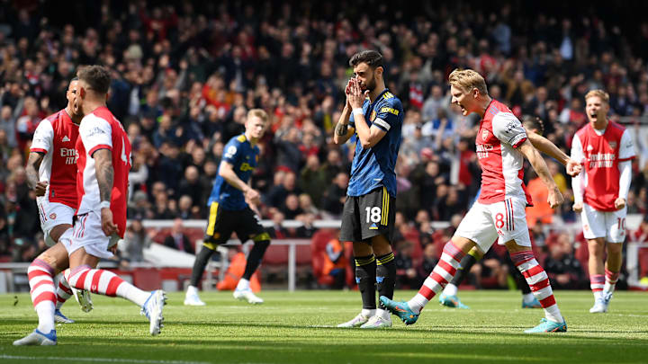 It was a tough afternoon for Bruno Fernandes