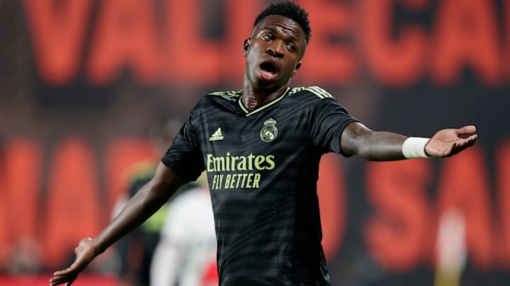 Vinicius Jr passou em branco contra o Rayo Vallecano Vinicius Jr passou em branco contra o Rayo Vallecano