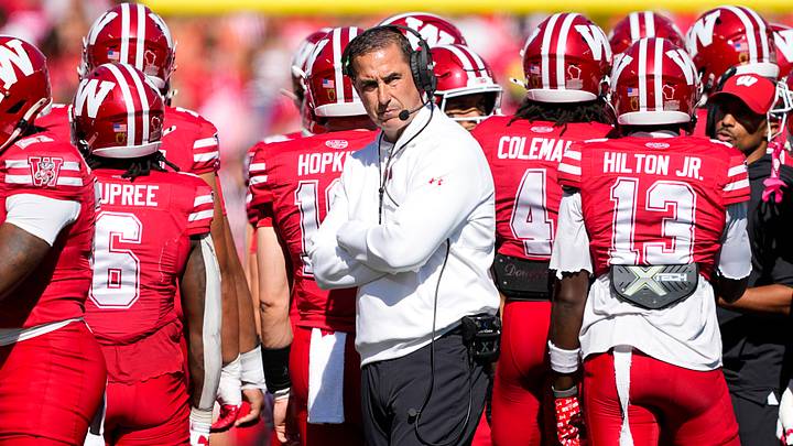 Wisconsin Badgers head coach Luke Fickell. Wisconsin Badgers head coach Luke Fickell.