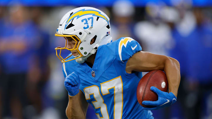 Los Angeles Chargers wide receiver Luke Grimm