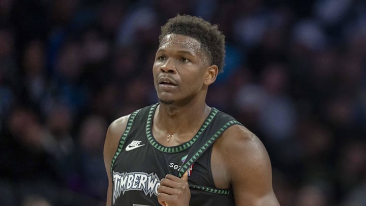Mar 3, 2026; Minneapolis, Minnesota, USA; Minnesota Timberwolves guard Anthony Edwards (5) and guard Donte DiVincenzo (0) in the second half against the Memphis Grizzlies at Target Center. Mandatory Credit: Jesse Johnson-Imagn Images Mar 3, 2026; Minneapolis, Minnesota, USA; Minnesota Timberwolves guard Anthony Edwards (5) and guard Donte DiVincenzo (0) in the second half against the Memphis Grizzlies at Target Center. Mandatory Credit: Jesse Johnson-Imagn Images