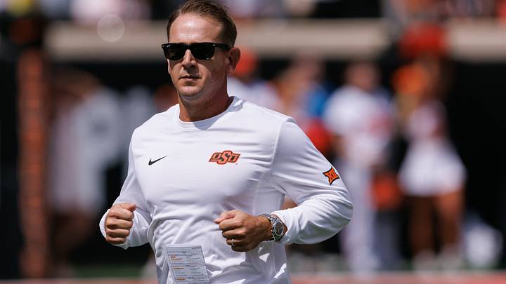 Oklahoma State head coach Eric Morris. Credit: William Purnell-Imagn Images Oklahoma State head coach Eric Morris. Credit: William Purnell-Imagn Images