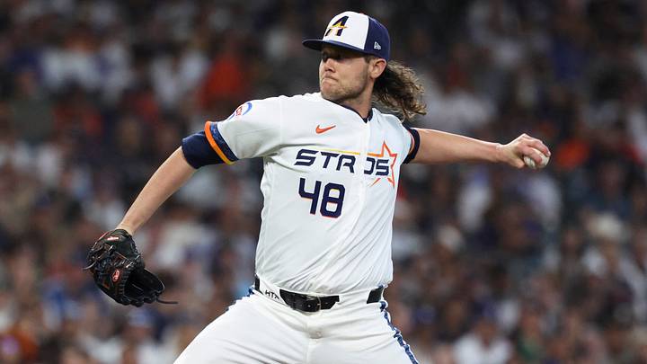 May 4, 2026; Houston, Texas, USA; Houston Astros starting pitcher Steven Okert (48) delivers a pitch during the first inning against the Los Angeles Dodgers at Daikin Park. Mandatory Credit: Troy Taormina-Imagn Images May 4, 2026; Houston, Texas, USA; Houston Astros starting pitcher Steven Okert (48) delivers a pitch during the first inning against the Los Angeles Dodgers at Daikin Park. Mandatory Credit: Troy Taormina-Imagn Images