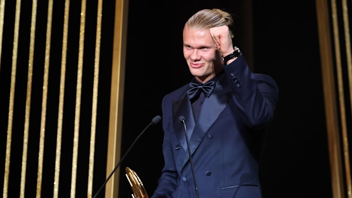 Erling Haaland finished second in the 2023 Ballon d'Or