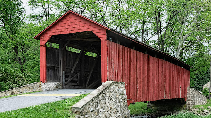 The Pool Forge Covered Bridge, Lancaster County...