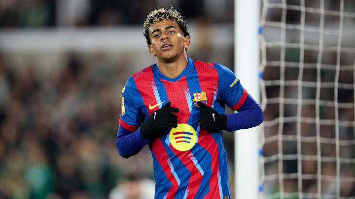 Lamine Yamal tem quatro participações em gols em cinco jogos na atual Liga dos Campeões