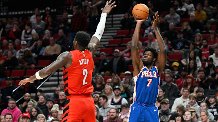 Philadelphia 76ers v Portland Trail Blazers