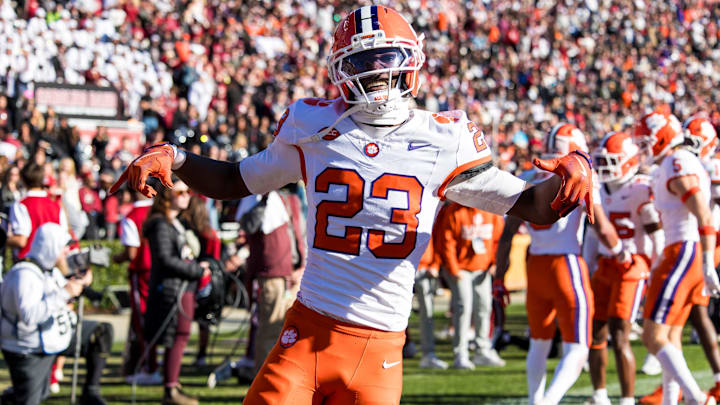 Clemson Tigers cornerback Ashton Hampton.