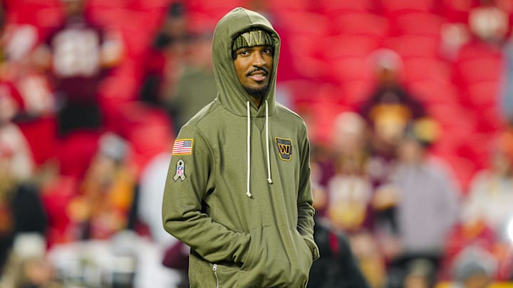 Washington Commanders quarterback Jayden Daniels.