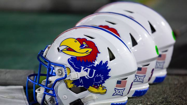Kansas Jayhawks football helmets Kansas Jayhawks football helmets